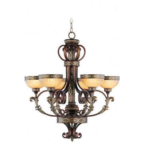 Livex Lighting Seville 6 Light PBZ Chandelier