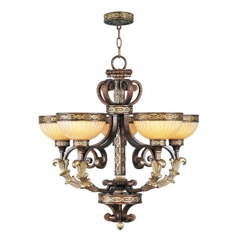 Livex Lighting Seville 5 Light PBZ Chandelier