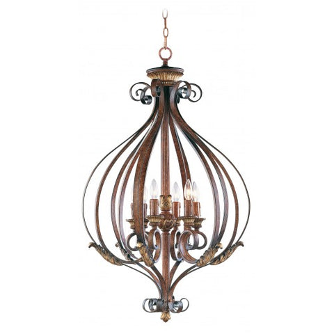 Livex Lighting Villa Verona Foyer or Grand Chandelier 8558-63