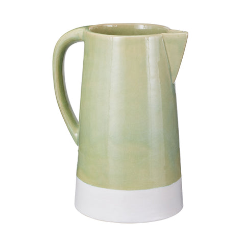 Spring Crackle Pitcher