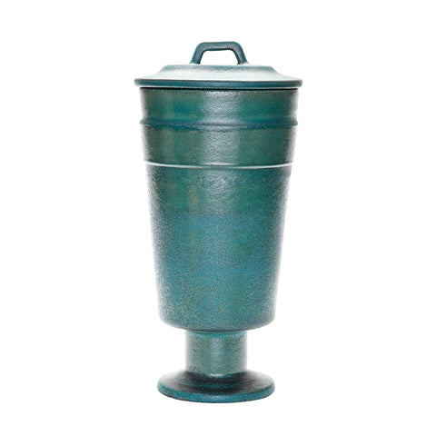 Metallic Patina Vase - Tall