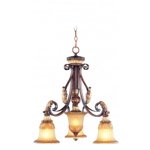 Livex Lighting Villa Verona 3 Light VBZ Chandelier
