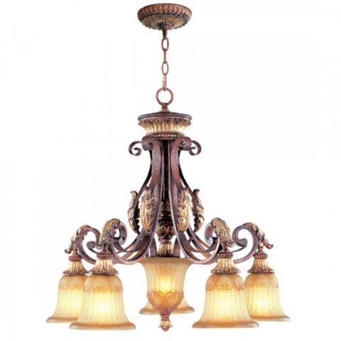Livex Lighting Villa Verona 5 Light VBZ Chandelier