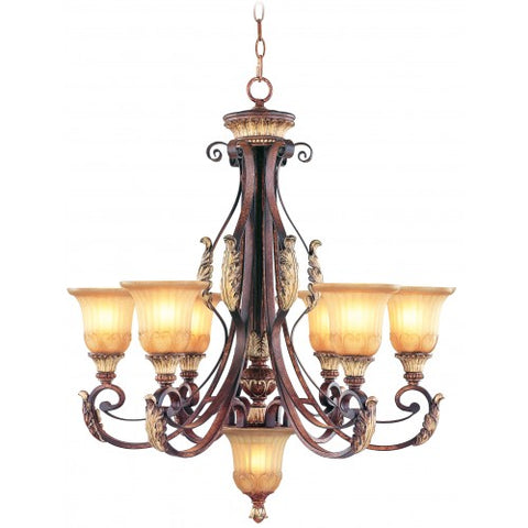 Livex Lighting Villa Verona 6 Light VBZ Chandelier