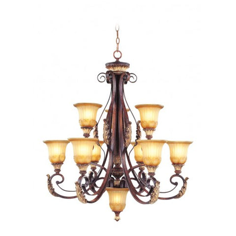 Livex Lighting Villa Verona 9 Light VBZ Chandelier
