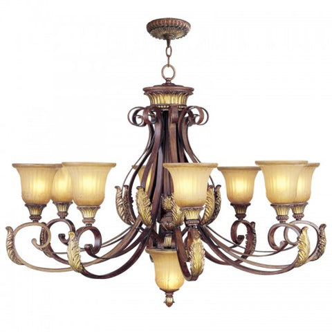 Livex Lighting Villa Verona 8 Light VBZ Chandelier