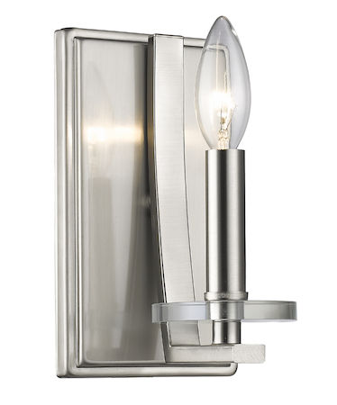 Z-Lite Verona 1 Light Wall Sconce 2010-1S-BN