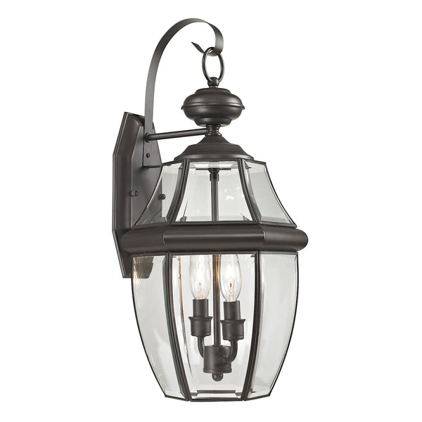 Ashford 2 Light Outdoor Wall Sconce In Oil Rubbed Bronze