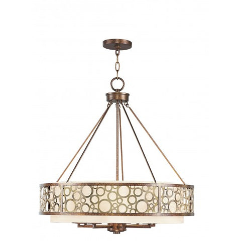 Livex Lighting Avalon 8 Light PBZ Chandelier