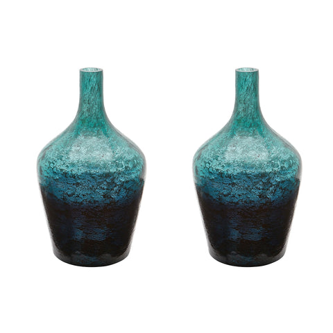 Emerald Ombre Bottle - Set of 2