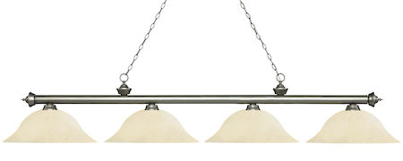 Z-Lite Riviera 4 Light Island/Billiard Light 200-4AS-GM16