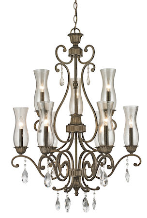 Z-Lite Melina 9 Light Chandelier 720-9-GB