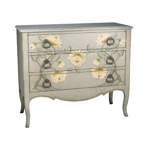 Mum Chest In Cream Peony And Grey