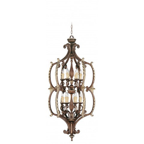Livex Lighting Seville 12 Light PBZ Foyer