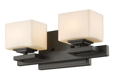 Z-Lite Cuvier 2 Light Vanity Light 1914-2V-BRZ-LED