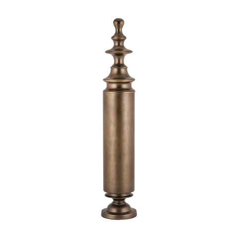 Tall Footed Brass Finial