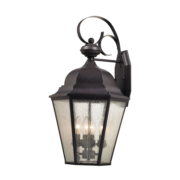 Cotswold 4 Light Outdoor Wall Sconce In Oil Rubbed Bronze