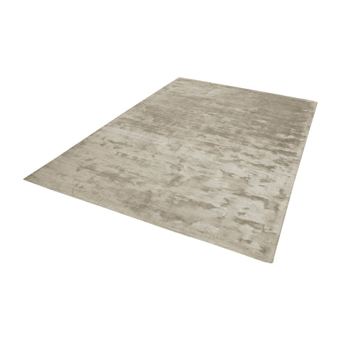 Auram Handwoven Viscose Rug In Stone - 3ft x 5ft