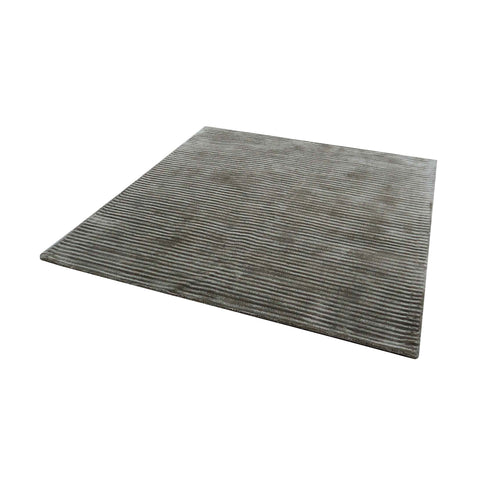 Logan Handwoven Viscose Rug In Sand - 16-Inch Square