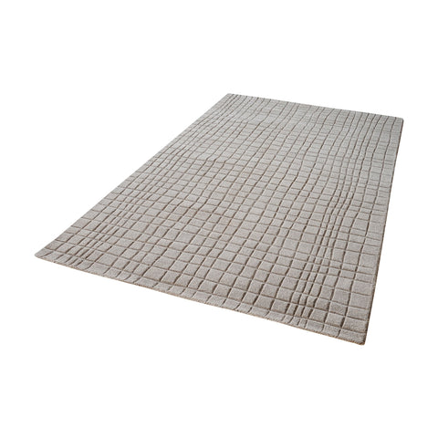 Blockhill Handwoven Wool Rug In Chelsea Grey - 3ft x 5ft