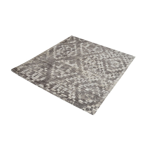 Darcie Handtufted Wool Distressed Printed Rug - 6-Inch Square