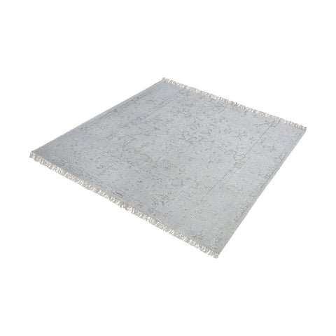 Belleville Handknotted Wool And Bamboo Viscose Rug - 16-Inch Square