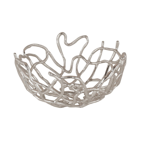 Silver Free Form Bowl