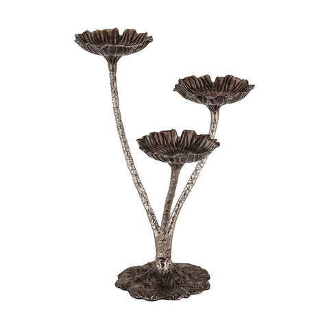 Victoria Accent Table In Antique Nickel