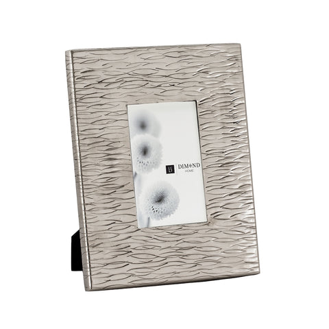 Aluminum Textured 4x6 Photo Frame