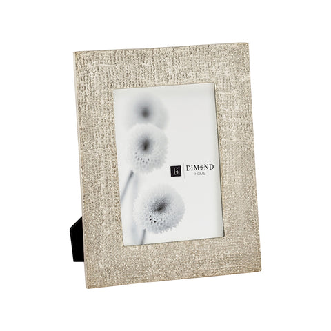 Ripple Texture 5x7 Photo Frame In Silver