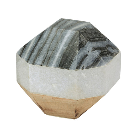 Marble And Wood Dodecahedron