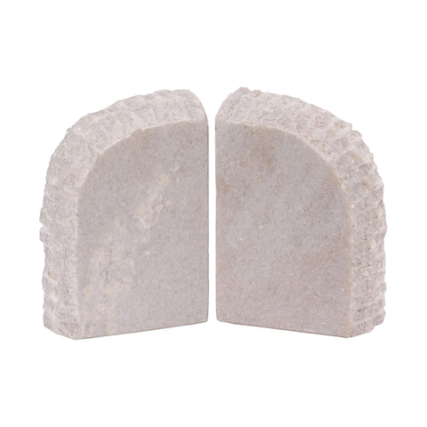 Glace Bookends In Natural
