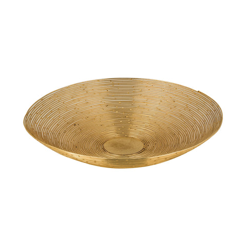 Large Gold Spray Bowl