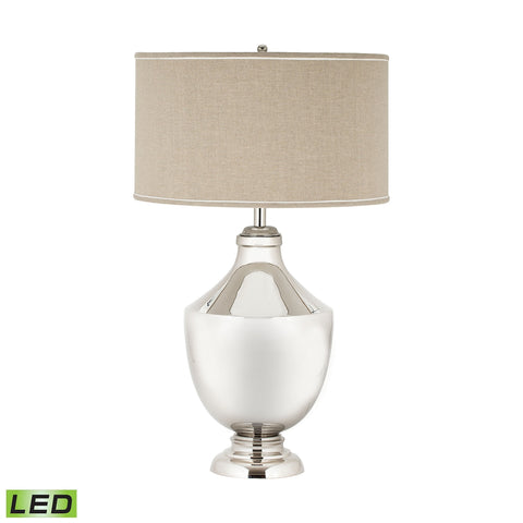 Massive Brass Urn LED Table Lamp