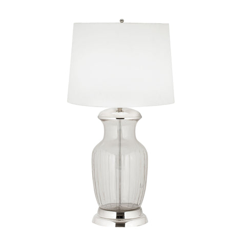 Massive Glass Urn Table Lamp