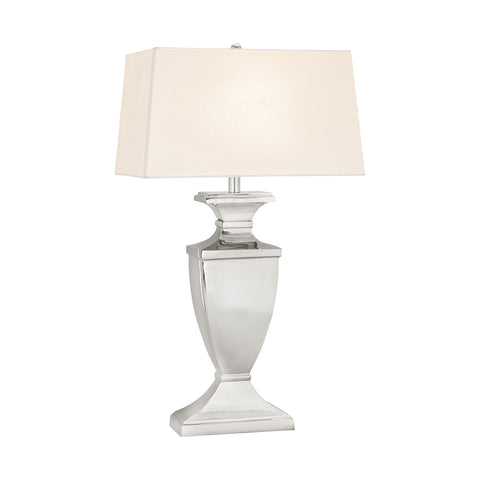Aplomb 1 Light Table Lamp In Polished Nickel