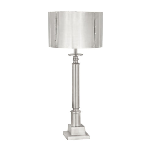 Gazette 1 Light Table Lamp In Nickel