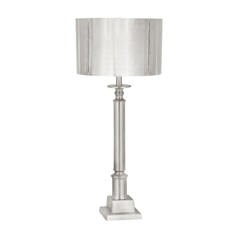 Gazette 1 Light Table Lamp In Nickel