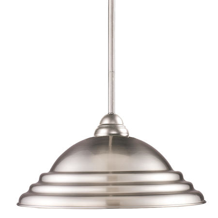 Z-Lite Riviera 1 Light Pendant 2110MP-BN-SPT