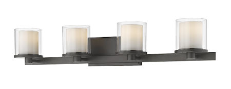 Z-Lite Schema 4 Light Vanity 1918-4V-BRZ-LED