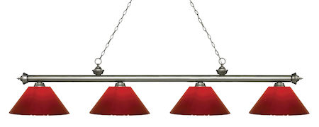 Z-Lite Riviera 4 Light Island/Billiard Light 200-4AS-PRD