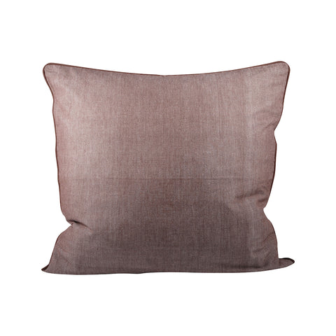 Chambray 24x24 Pillow In Earth