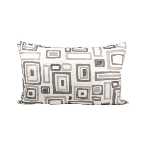 Mondrian Lumbar Pillow 26X16-Inch