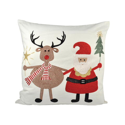 Santa And Friends 20x20 Pillow