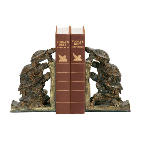 Pair of  Turtle Tower Bookends