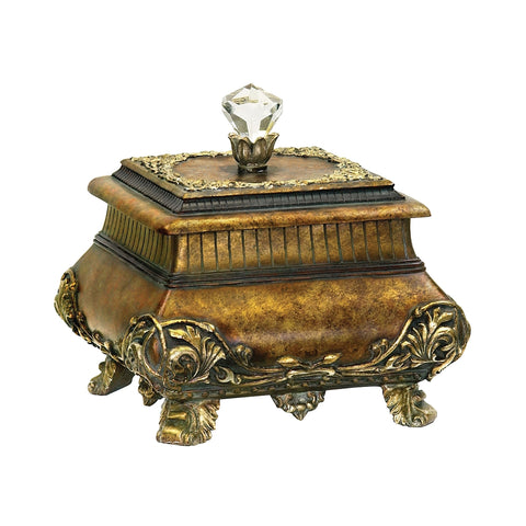 Wilton Keepsake Box In Antique Gold