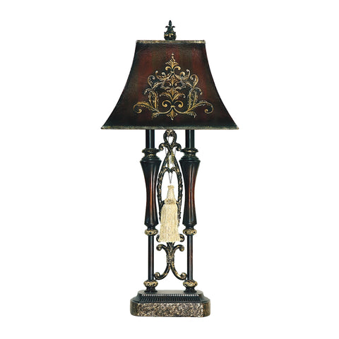 Double Tassel Iron 2 Light Table Lamp