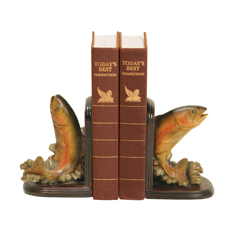 Pair of Rainbow Trout Bookends