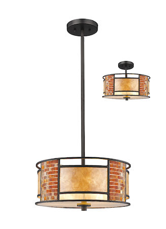 Z-Lite Parkwood 3 Light Pendant Z14-55P-C