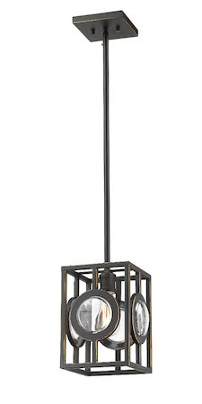 Z-Lite Port 1 Light Mini Pendant 448MP-OB